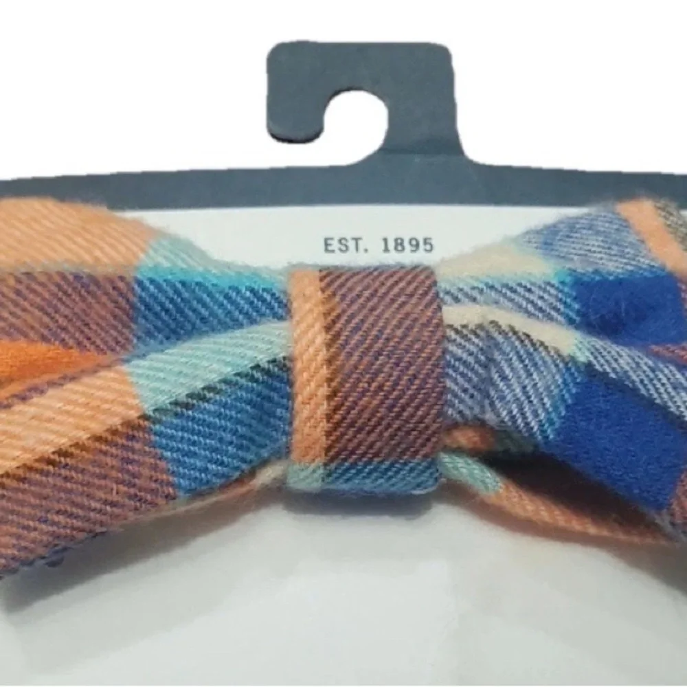 OshKosh B'gosh Blue and Orange Pre-Tied Bow Tie